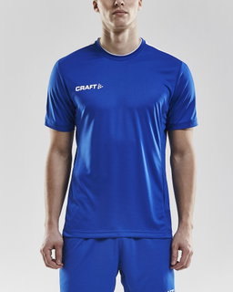 Craft Sport-Tshirt Progress Practise (100% Polyester) cobaltblau/weiss Herren